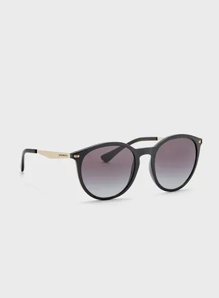0EA4148 Round Sunglasses