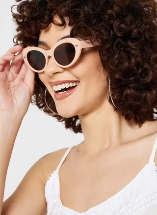 Oval Frame Sunglasses