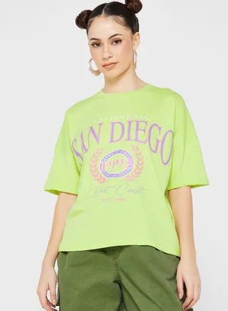 Wide Fit Graphic T-Shirt
