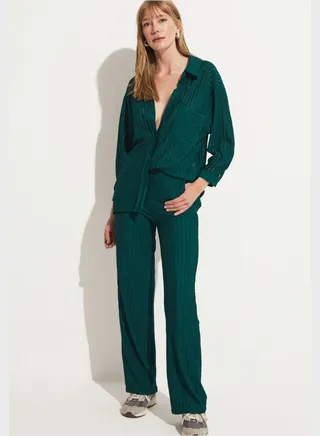 High Waist Pant & Shirt Set