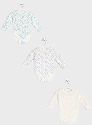 Infant 3 Pack Assorted Bodysuit