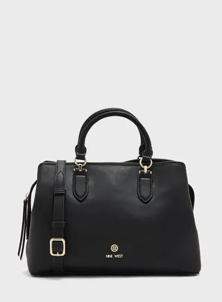 Saoirse Jet Satchel Bag