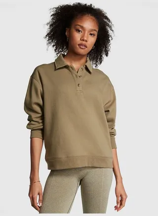 Everyday Fleece Polo Sweatshirt