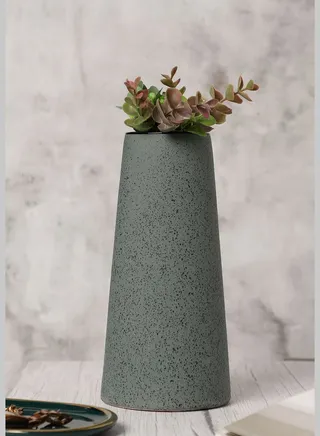 Modern Solid Tall Round Ceramic Flower Vase For Home Decor