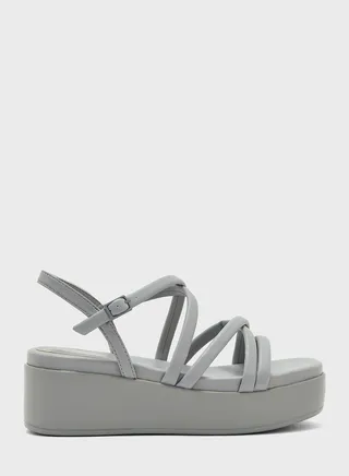 Multi Strap Wedge Sandals