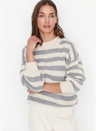 Ecru Wide Fit Knitwear Sweater