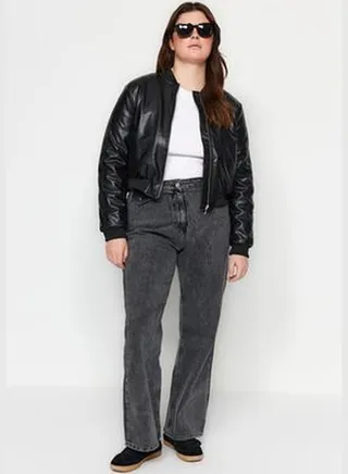 Anthracite Wide Cut Jeans TBBAW24CJ00052