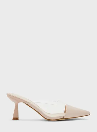 Pointed Toe Mid Heel Pumps