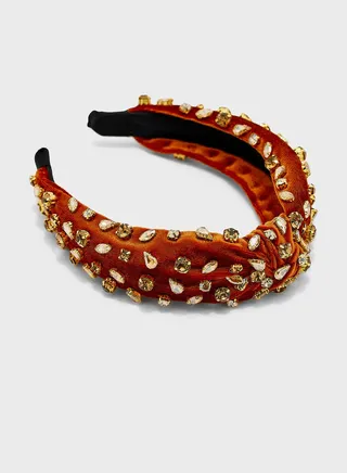 Diamante Velvet Headband