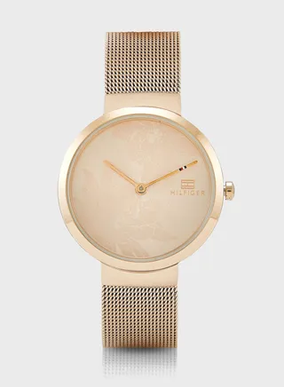 Libby Steel Strap Analog Watch