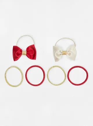 Glitter Hair Tie (Pack of 6)