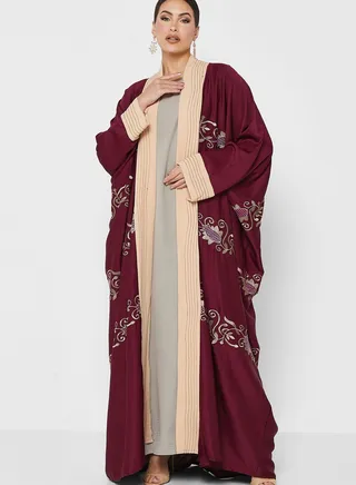 Embroidery Detail Abaya