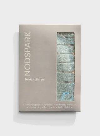 Nail Art Wrap - Silver Glitz