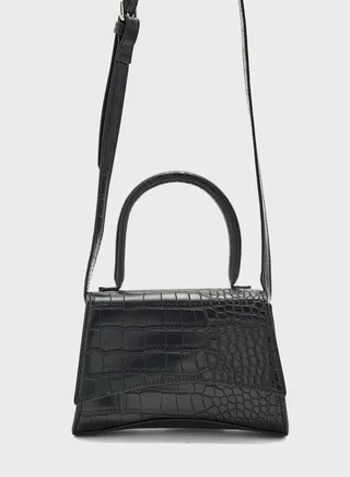 Pcsisse Croco Crossbody Bag