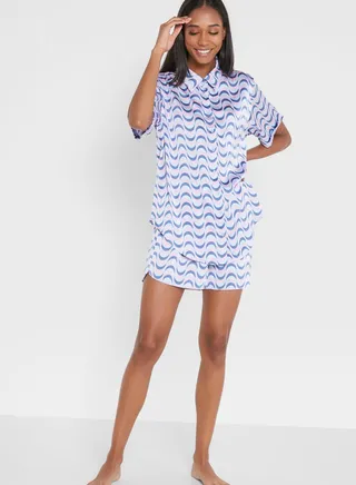 High Waist Pyjama Shorts