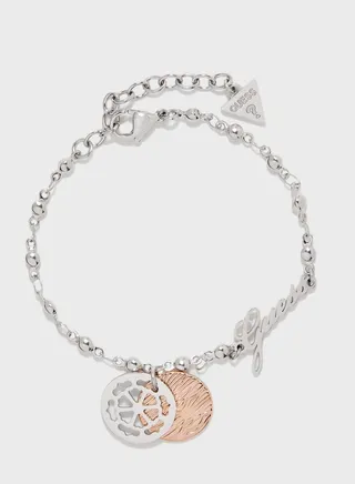 Chain And Double Coins Bracelet