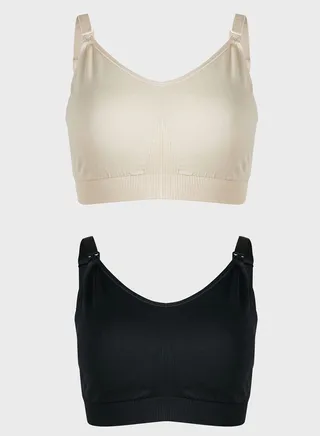 2 Pack Seamless Full Cup Nursing Bras