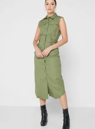 Button Down Shirt Dress