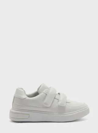 Velcro Strap Stacked Sole Sneaker