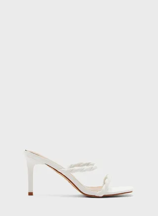 Plaited Double Strap Mule Sandal