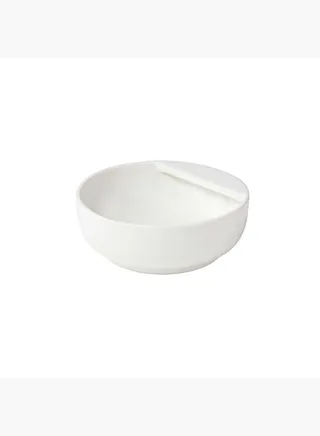 Porcelain Beige Ladle, Dia. 10.5 x H 4 cm, Off White