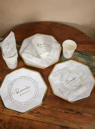 Ramadan Mubarak Partyware Set