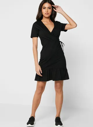 Wrap Tie Dress