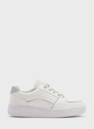 Coloured Line Detail Stacked Sole Sneaker