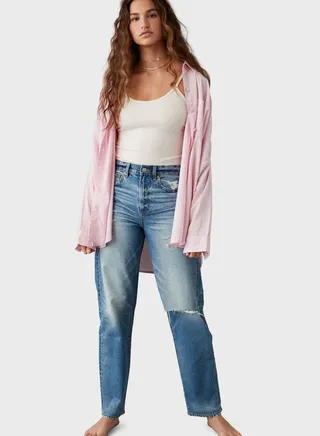 Striped Button Down Shirt