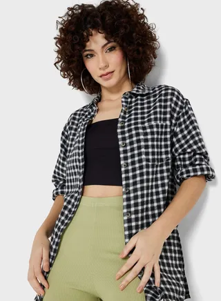 Button Down Checked Shirt