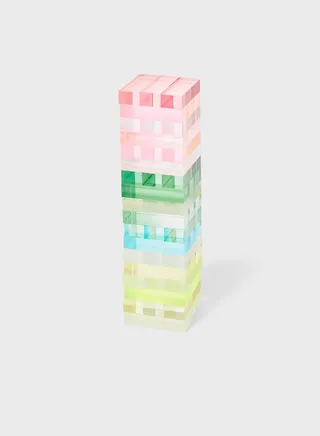 Lucite Aurora Jumbling Tower