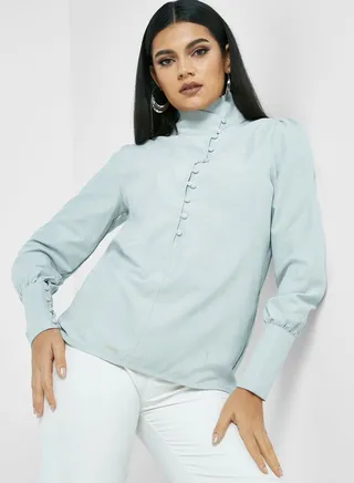 High Neck Shirt