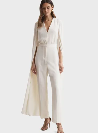 Cape Sleeve Jumpsuit