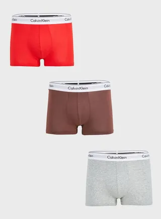 3 Pack Logo Band Trunks