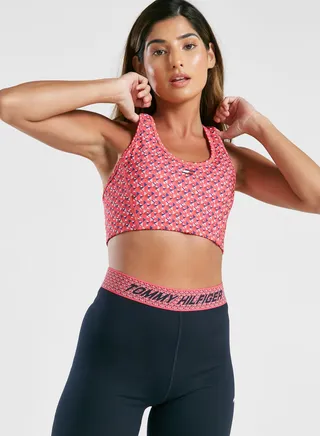 Mid Intensity Aop Racer Bra
