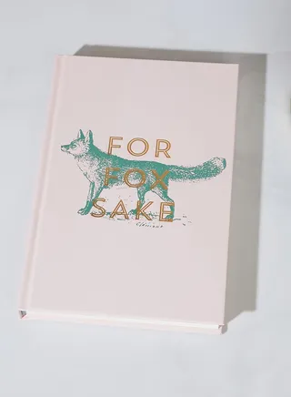 Vintage Sass For Fox Sake Notebook