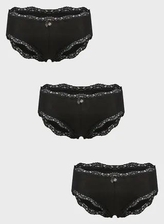 Tatiana 3 Pack Brazilian Briefs
