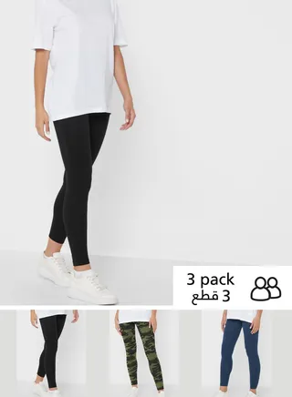 3 Pack Essential Leggings