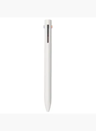 Triangular 3-Color Ballpoint Pen, Oil-Based, 0.7 mm, Black/Blue/Red
