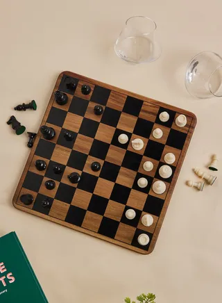Acacia Wood Chess Set