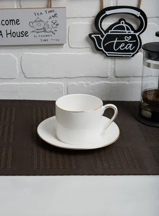 White Ceramic Tea Set