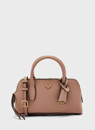 Top Handle Zip Over Crossbody