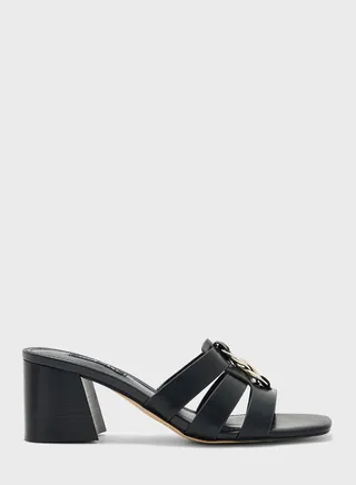 Multistrap Low Heel Sandals