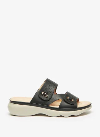 Multi Strap Low Heel Sandals