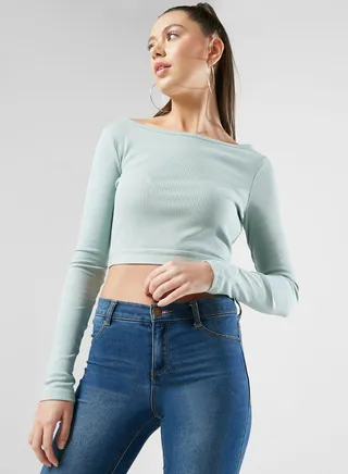 Classics Ribbed Sleeve Top