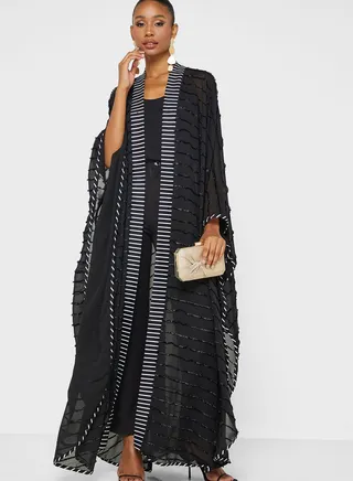 Embroidered Mess Abaya