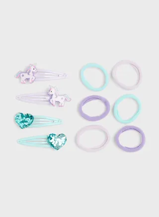 Kids Hair Elastics & Clips