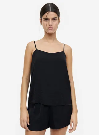 Strappy Cami & Pyjama Shorts Set