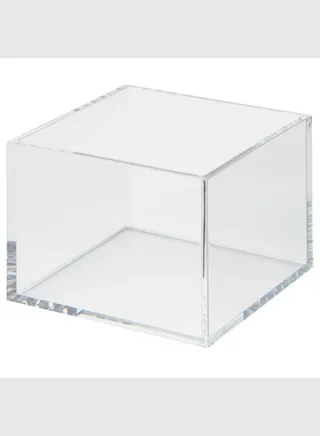 Stackable Acrylic Desktop Box, 8.4 x 8.4 x 6 cm, M, Clear