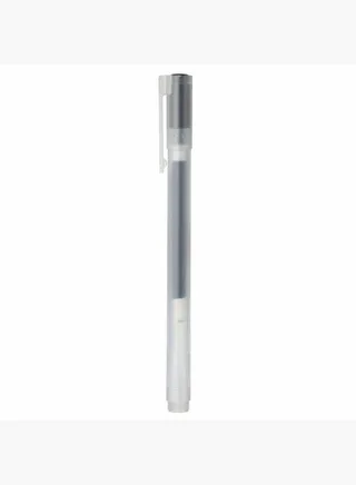 Gel Ink Ballpoint Pen, Cap Type, 0.5 mm, Set of 10, Black